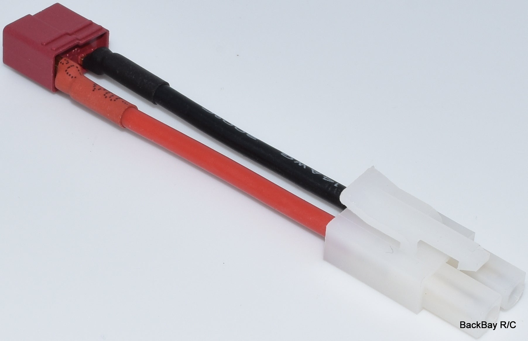 Tamiya Male to Female T-Plug Adapter - 14awg – BackBayRC