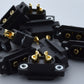 (10) AMASS Black Male XT60EW-M - Panel Mount Connector - Drone with XT60