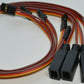 (5) JR/Hitec Compact Y Servo Extension Leads / Splitters with 30CM 22awg Wire