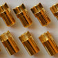 5 Male / 5 Female Polymax 6.5MM Gold Plated Bullet Connector Plugs - 100+ Amps