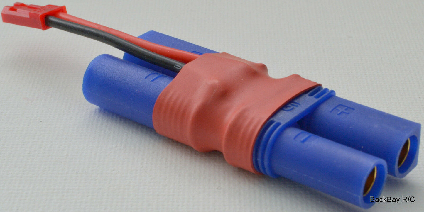 EC5 Connector with in-line JST Connector / Adapter - 5CM / 20awg Wire