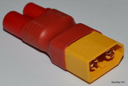 Super Tigre Adapter: XT60 Male to Female 3.5MM Bullets - No Wire