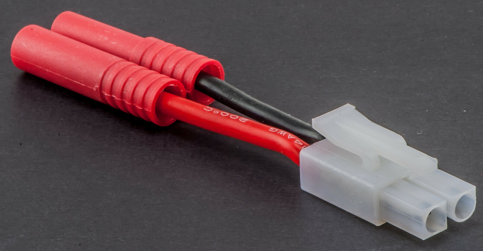 Tamiya Male to Female HXT 4MM Adapter - 3cm 14awg – BackBayRC