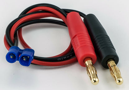 EC2 Male To 4mm Bullet - 30CM 20awg