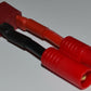 Super Tigre Adapter: 3.5MM Male Bullets to Female T-Plug - 2.5CM 14awg