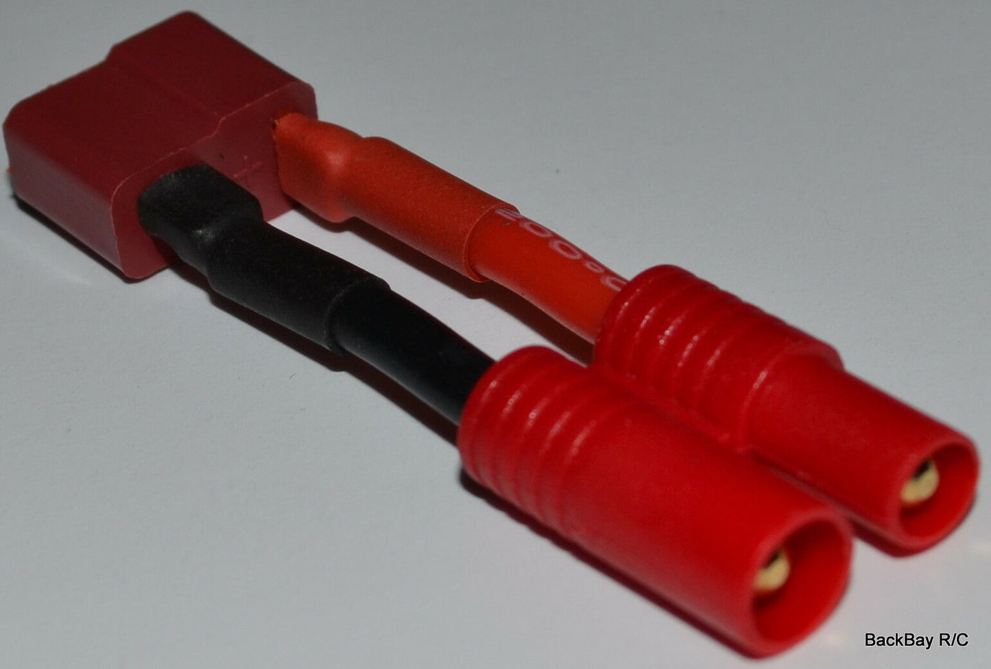 Super Tigre Adapter: 3.5MM Male Bullets to Female T-Plug - 2.5CM 14awg