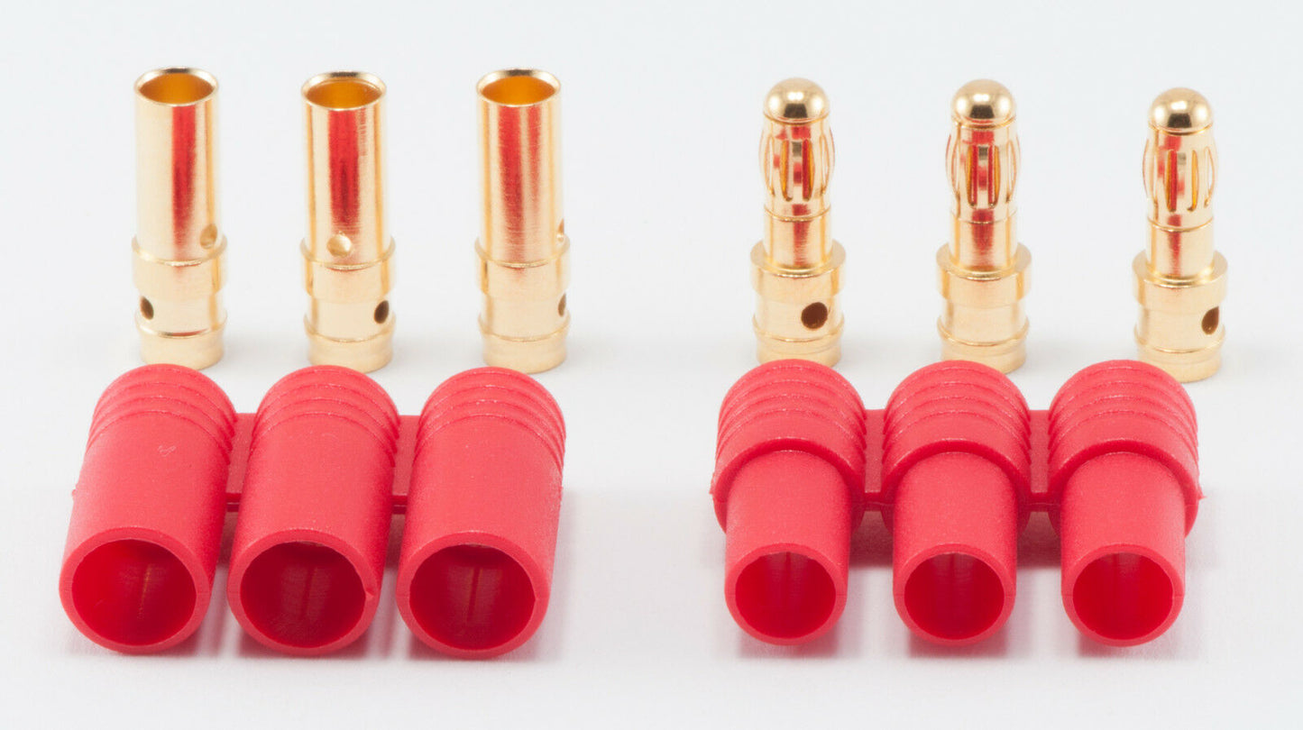 HXT 3.5MM 3-Wire Bullet Connector Plug & Housing Set