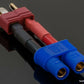 T-Plug Male To Female EC3 - 2.5CM 12awg Wire