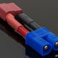 EC3 Male To Female T-Plug - 2.5CM 12awg Wire