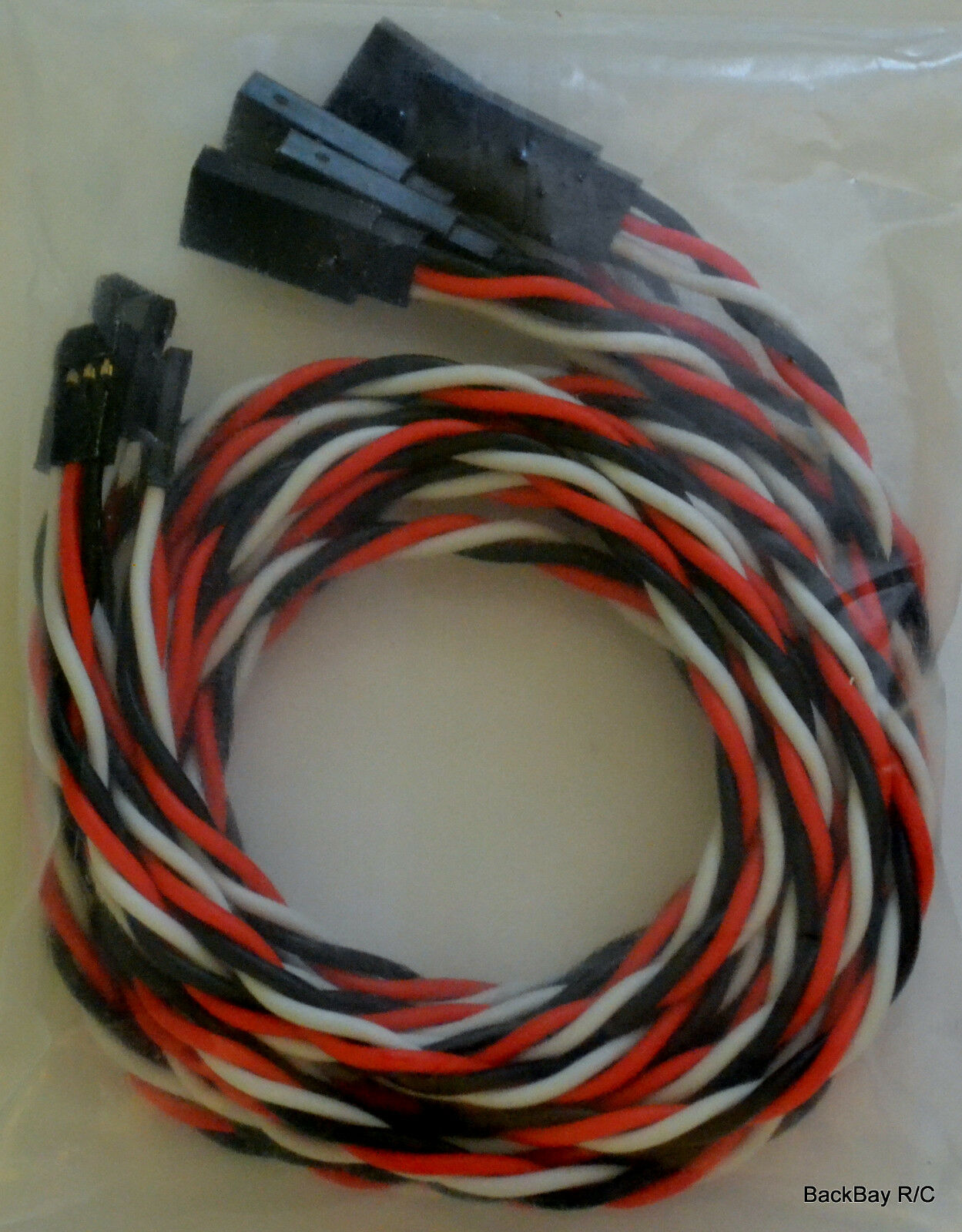 Futaba Servo Extension Leads with Heavy Duty Twisted 20awg Wire 15CM