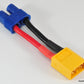 XT60 Male To Female EC3 - 3CM 14awg Wire