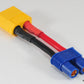 XT60 Male To Female EC3 - 3CM 14awg Wire