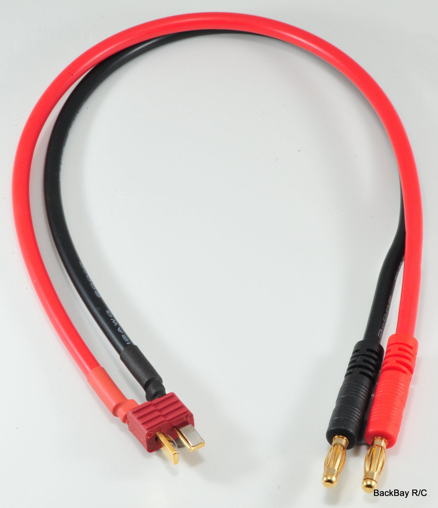 T-Plug (Deans Style) Male To 4mm Bullet - 30CM 12awg