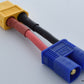 EC3 Male To Female XT60 - 3CM 14awg Wire